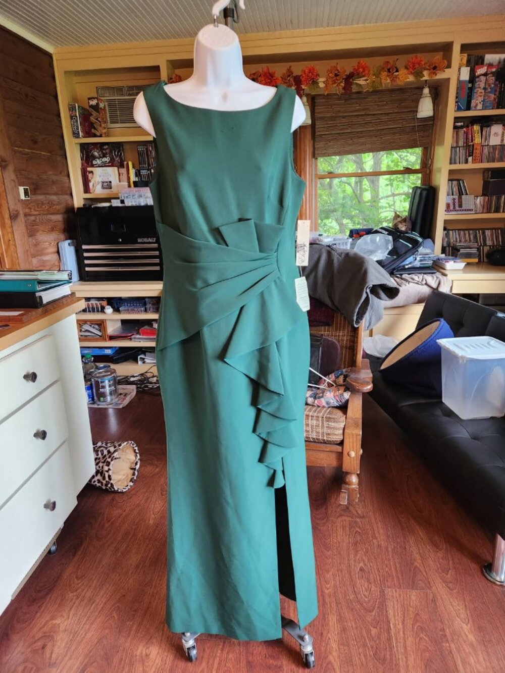 Eliza J formal gown, green, brand new with tags